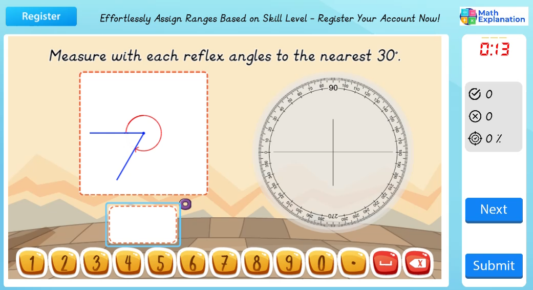 Finding angles: Up to 360 degrees
