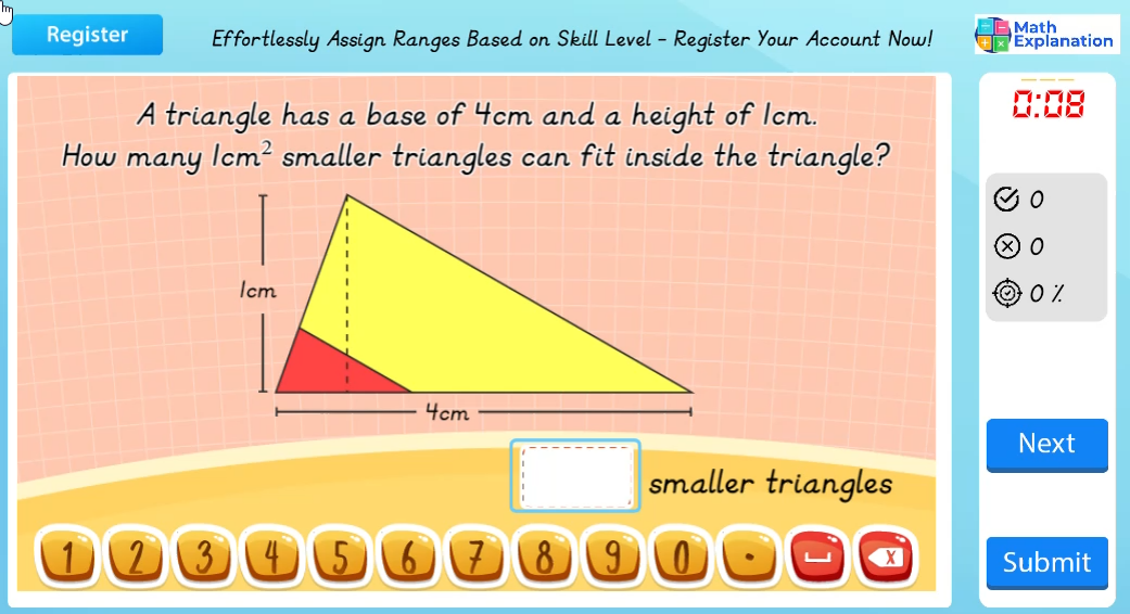 Problem solving involving area