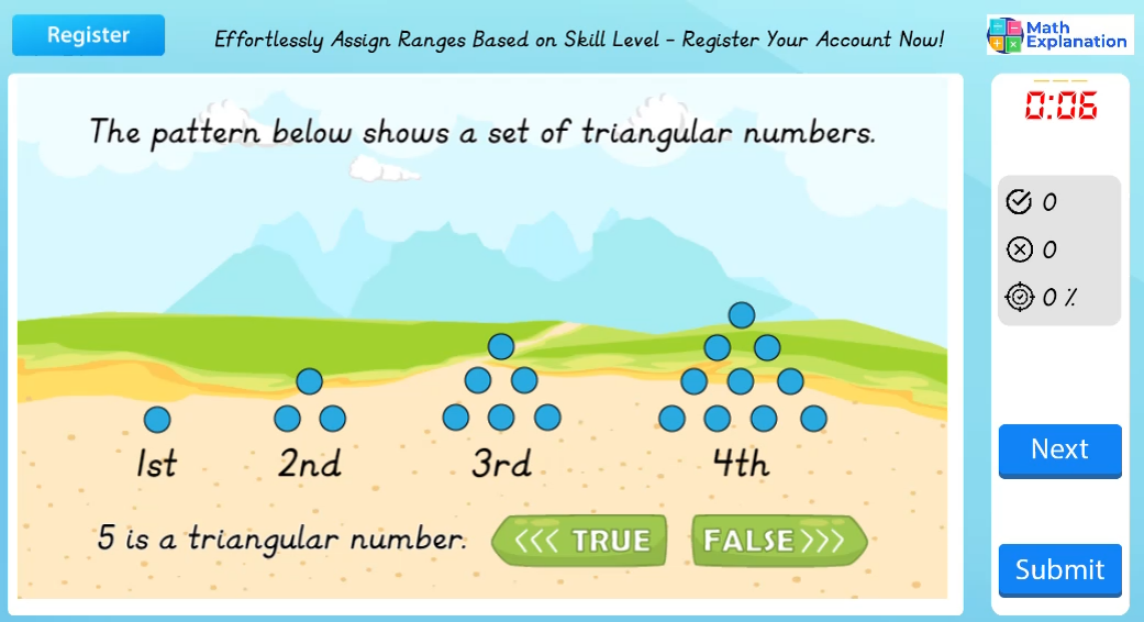 Identifying triangular numbers
