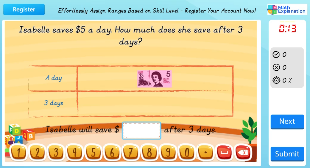 Problem solving involving multiplication