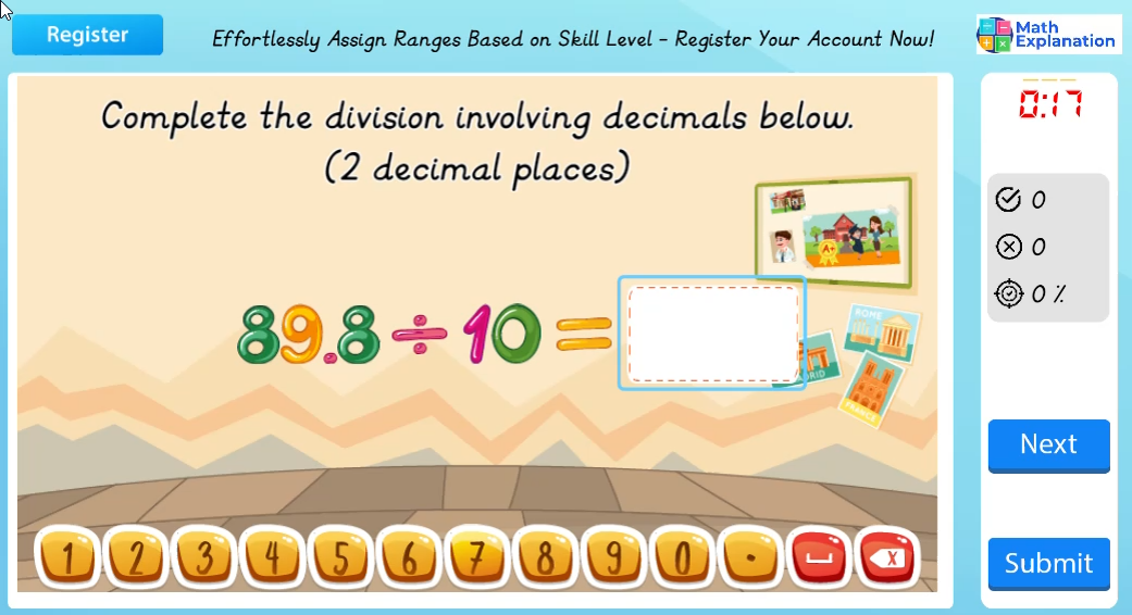 Math Explanation | Dividing decimal numbers by 10, 100 and 1000 ...