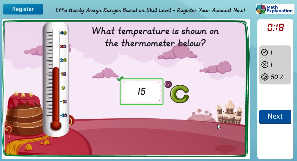 Understanding temperatures - answer correct