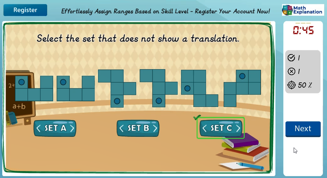Alternation: Translation - answer correct