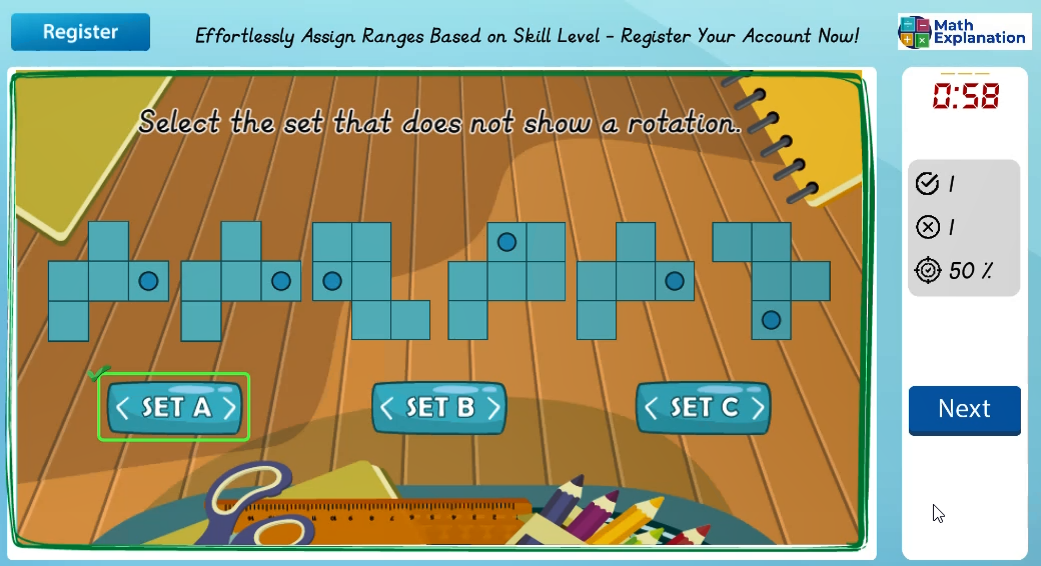 Alternation: Rotation - answer correct