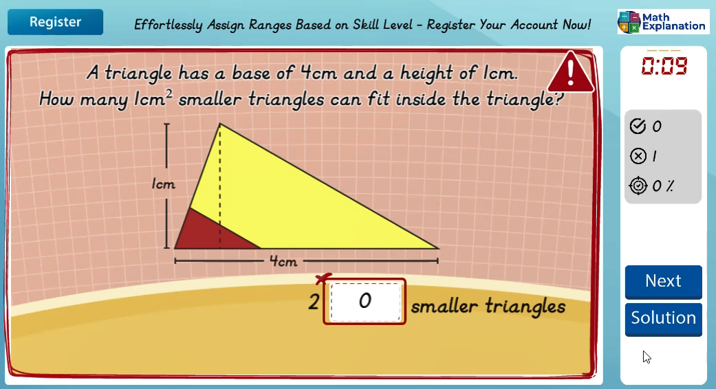 Problem solving involving area - answer incorrect