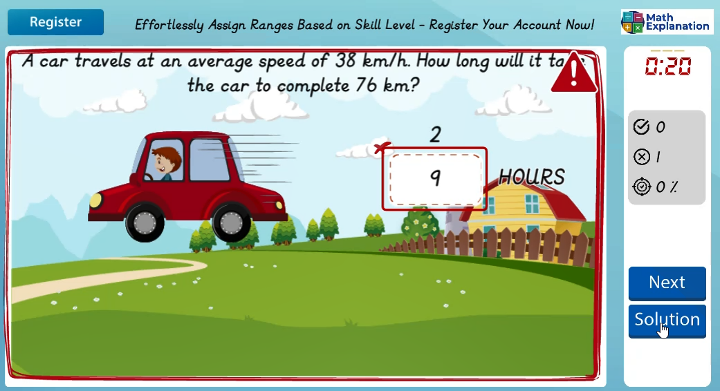 Calculating time taken - answer incorrect