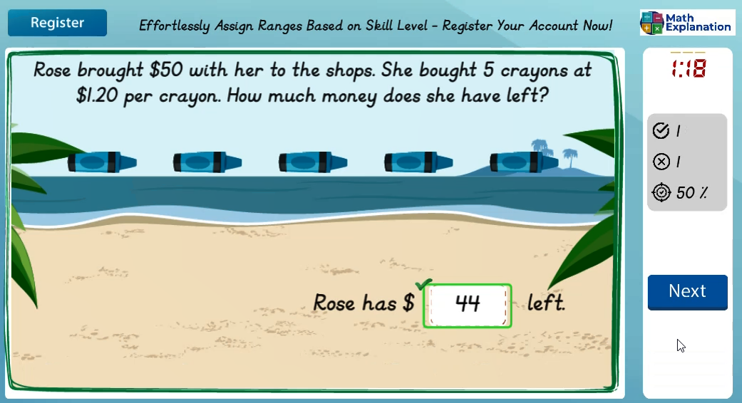 Problem solving involving order of operations - answer correct