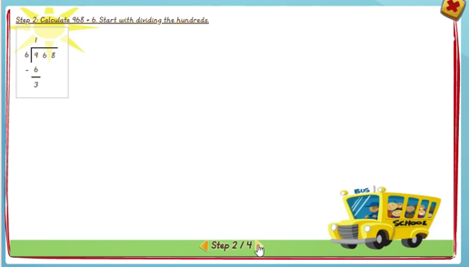 Algorithmic division: 1 digit divisor with remainders - solution 2