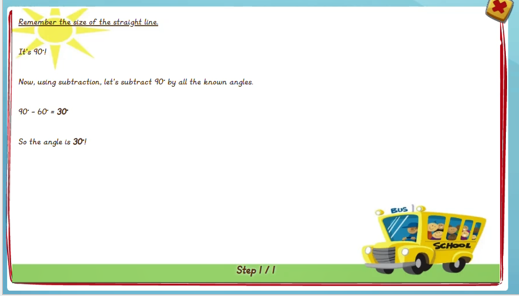 Finding angles: Up to 90 degrees - solution 1