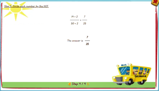 Simplifying fractions - solution 4