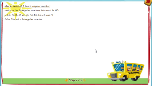 Identifying triangular numbers - solution 2