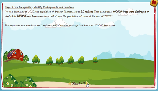 Problem solving involving addition and subtraction - solution 1