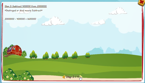 Problem solving involving addition and subtraction - solution 3
